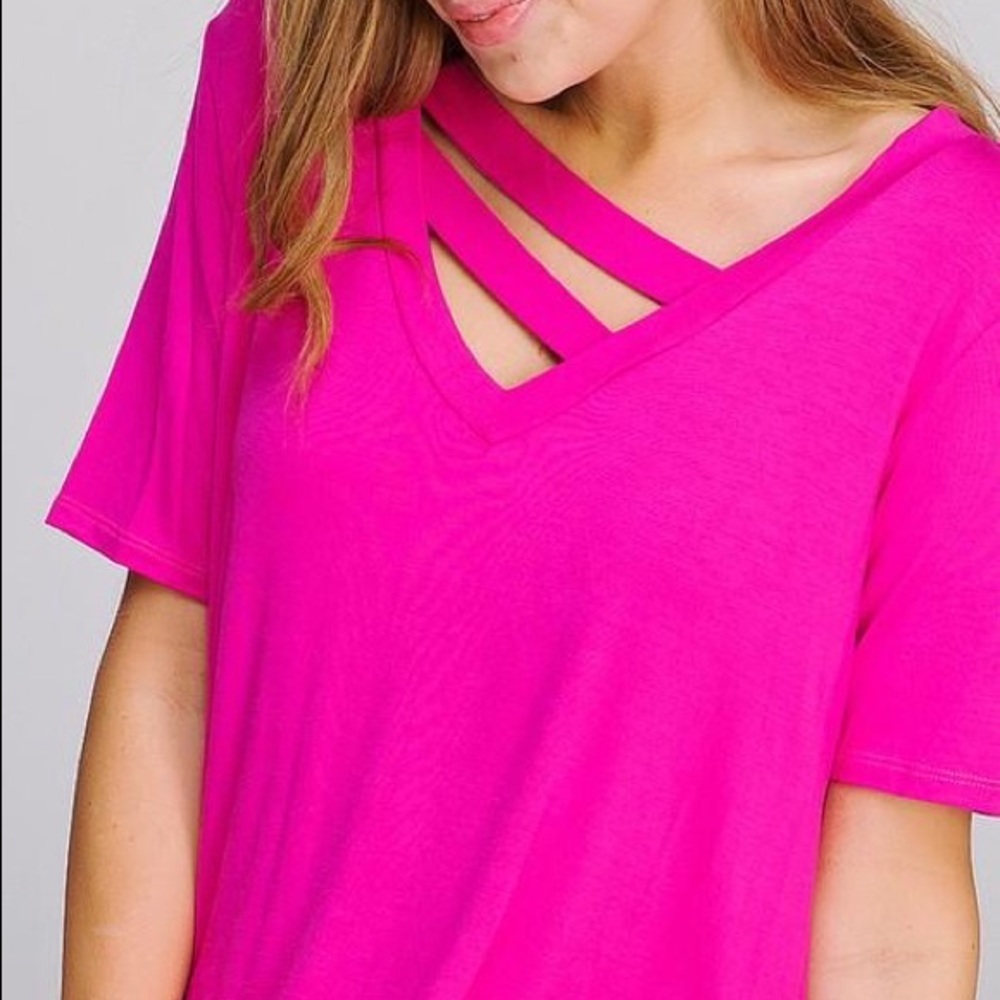 Fuchsia BiBi Top